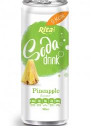 330ml Soda drink Pineapple Flavour 2